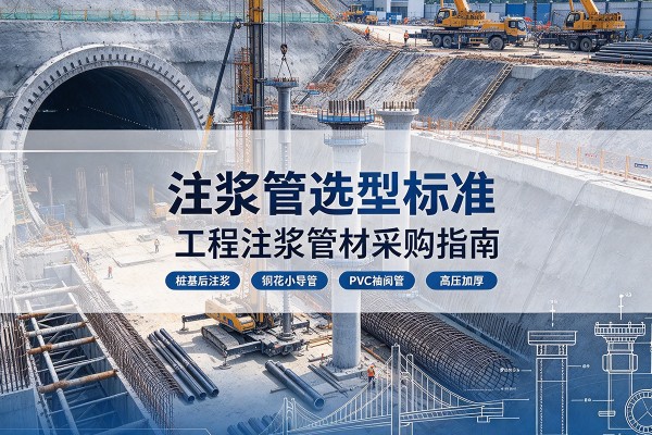 崇阳注浆管选型标准