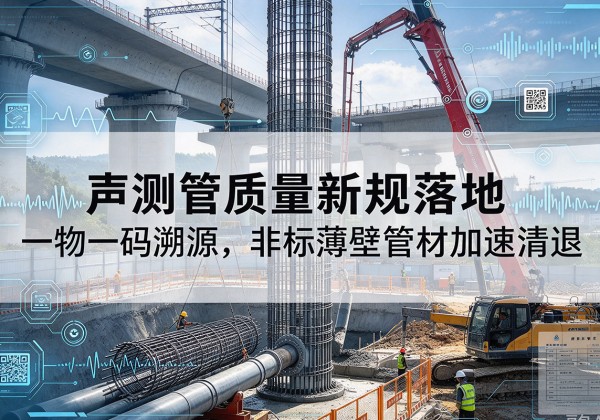 崇阳声测管质量新规落地，一物一码溯源，非标薄壁管材加速清退