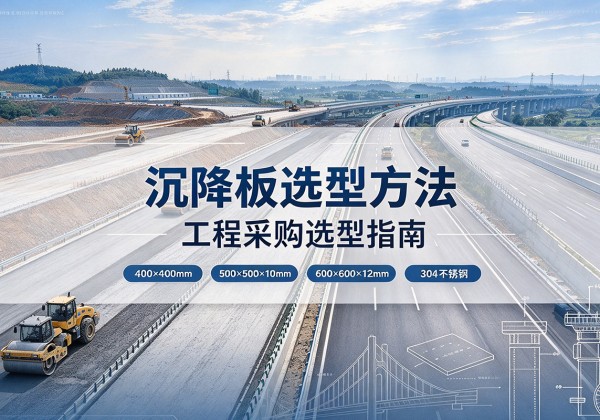 崇阳沉降板选择方法