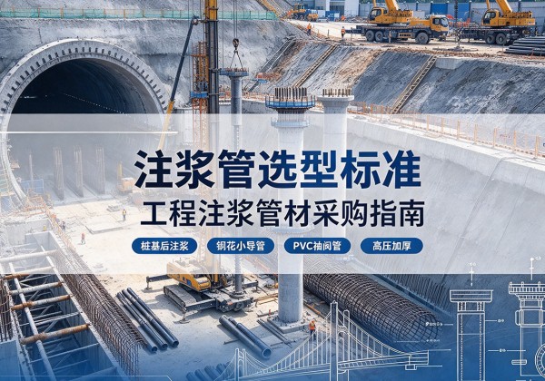崇阳注浆管选型标准